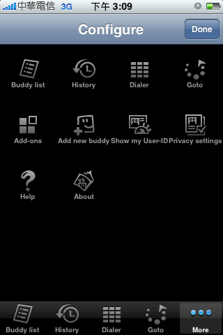 fring @ Apple iPhone 3G