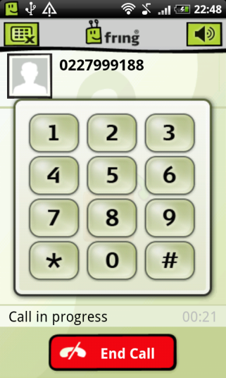 fring Talk @ HTC Desire