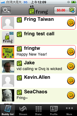 fring for iOS